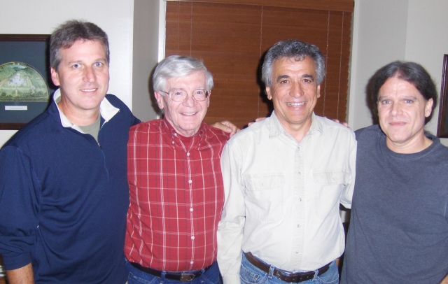 Early Planning Committee Meeting, Oct 2009  Left - Right: Bob Glass, Lee Oberparleiter, Ray Scalia, Bob Stirner